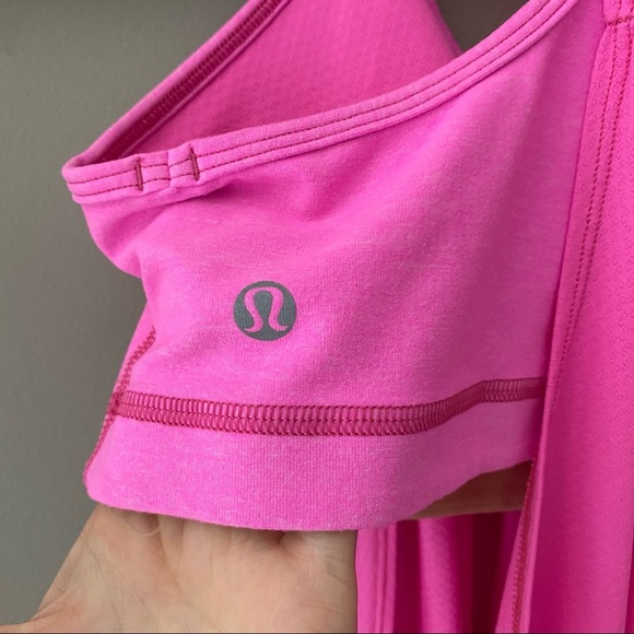 Lululemon No Limit Tank Top Pink Sz 6 - Picture 6 of 9